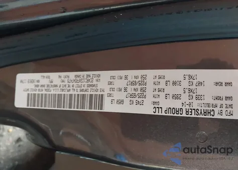 2015 Chrysler Town & Country Touring-L z USA, uszkodzony, nr VIN 2C4RC1CGXFR547479